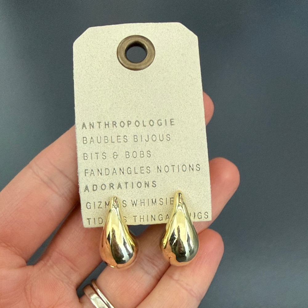 Anthropologie Teardrop Earrings